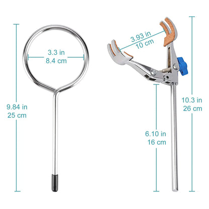 Lab Stand Set, 7 pcs Lab Stand