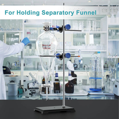Lab Stand Setup Laboratory Stand Set Clamp Ring Burette Holder | StonyLab
