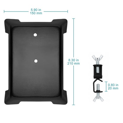 Lab stand set 9-piece universal retort stand kit with base support rod rings and clamps for laboratory glassware StonyLab