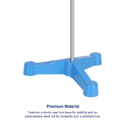 Close-up view showing the precise design and material of StonyLab Lab Tripod Stand