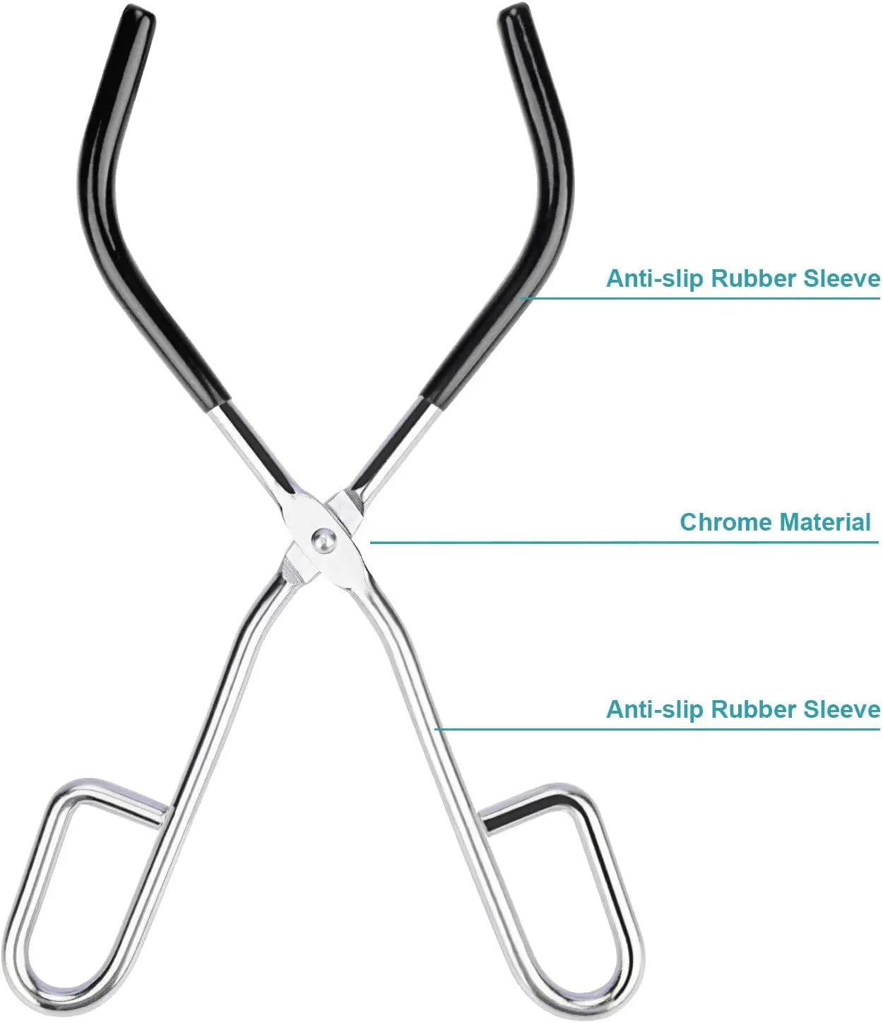 Side view and dimensional layout of the durable StonyLab Laboratory Beaker Clamp