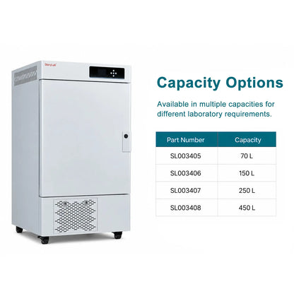 Laboratory refrigerated incubator 0-60°C digital temperature control 70–450 L capacity cooling incubator for research labs StonyLab