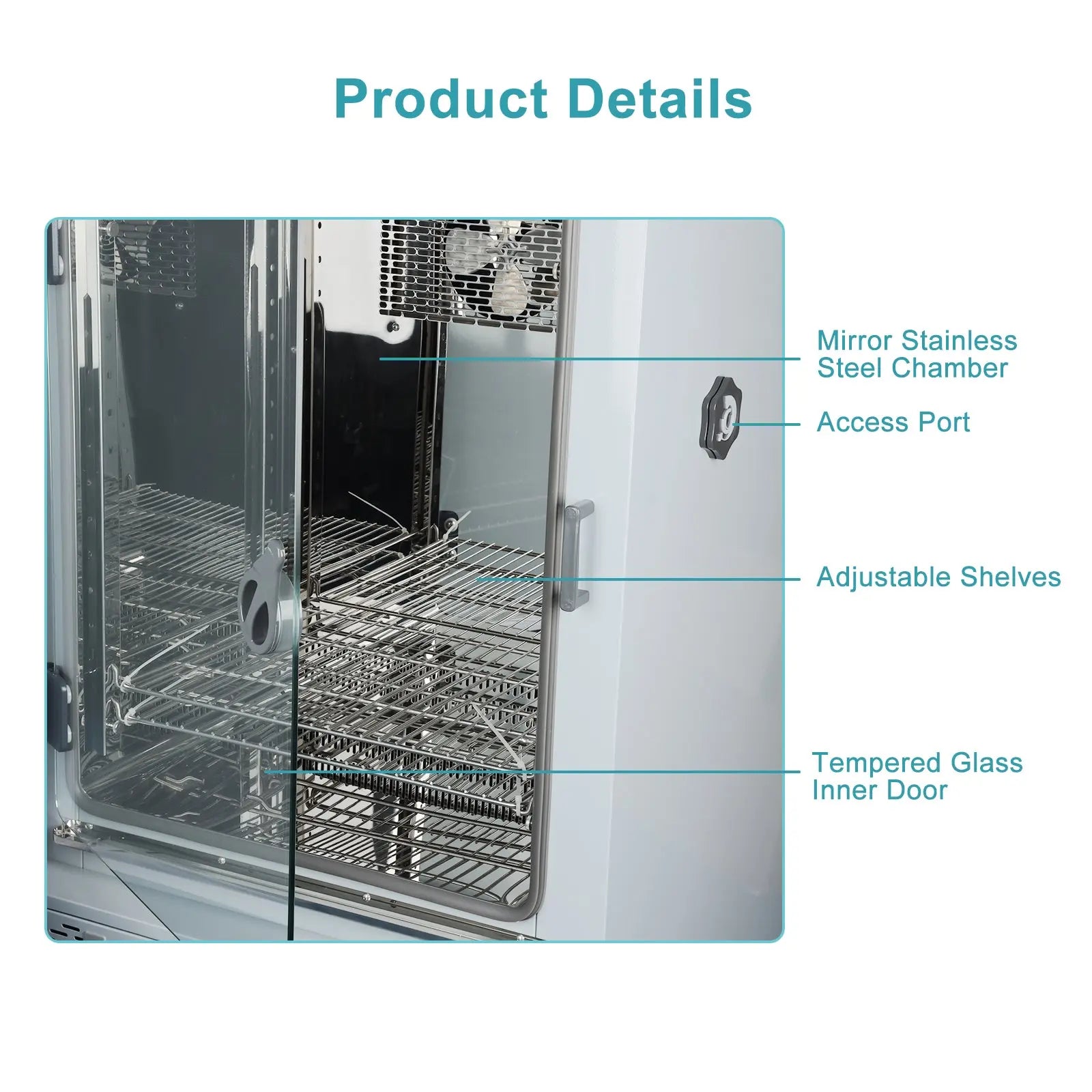 Laboratory refrigerated incubator 0-60°C digital temperature control 70–450 L capacity cooling incubator for research labs StonyLab