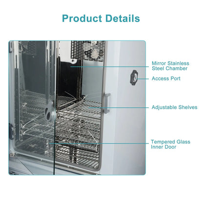 Laboratory refrigerated incubator 0-60°C digital temperature control 70–450 L capacity cooling incubator for research labs StonyLab