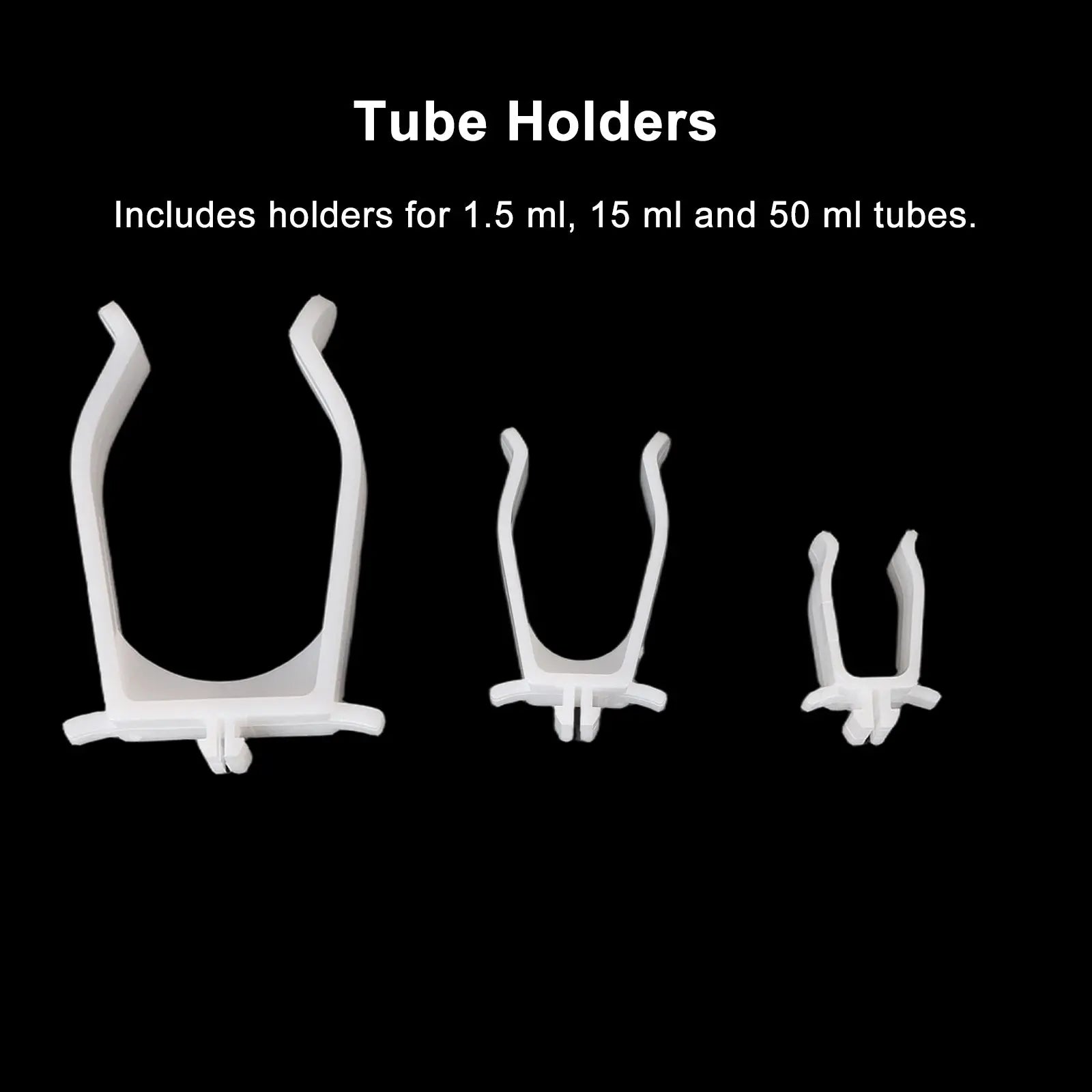 Laboratory tube rotator with adjustable 0–80 rpm rotation speed for gentle sample mixing with interchangeable 1.5 ml 15 ml and 50 ml tube holders StonyLab