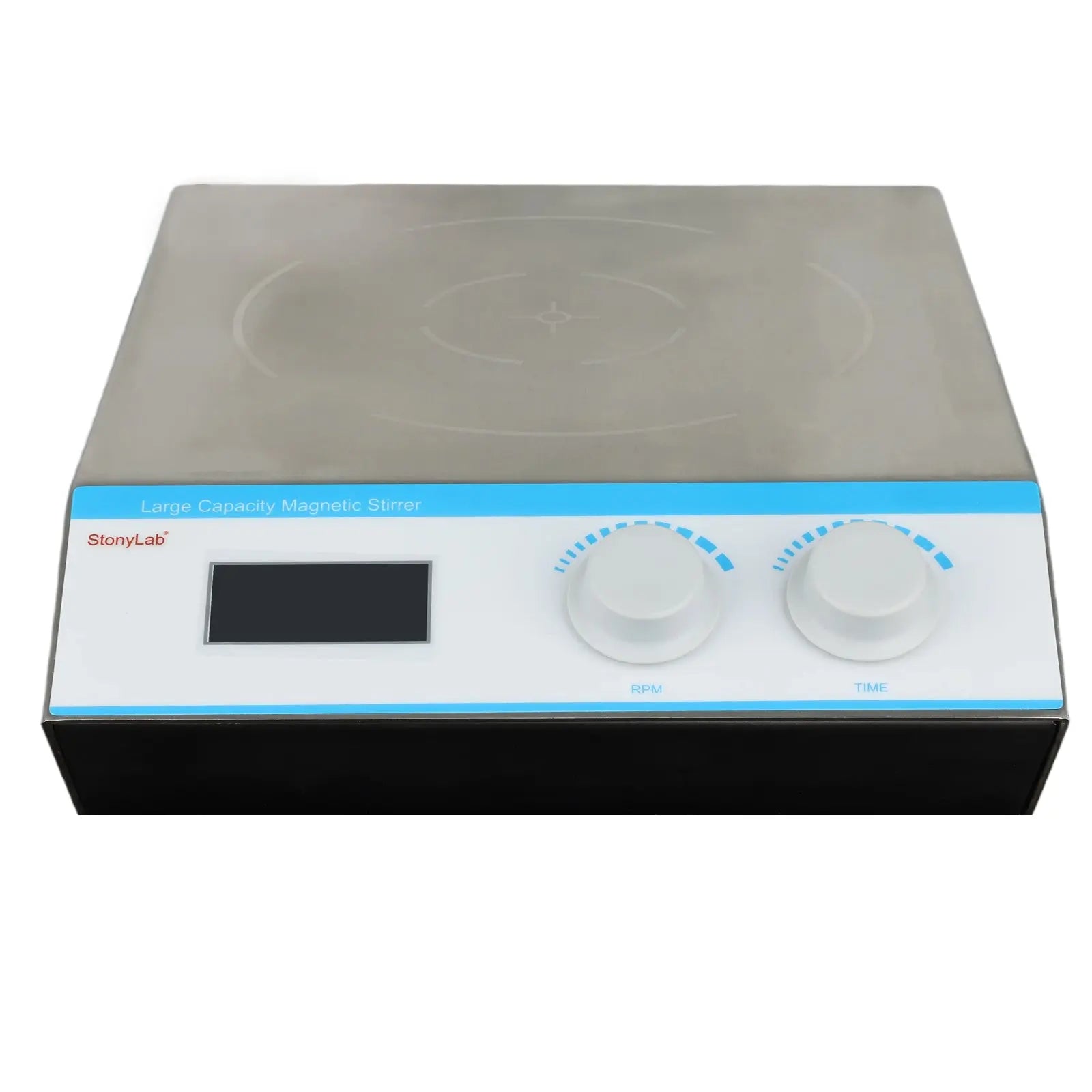Large Capacity Magnetic Stirrer, 20-150 L, 100-1600 RPM, Digital Display with Timer Magnetic Stirrer