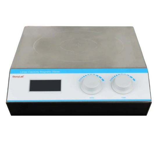 Large Capacity Magnetic Stirrer, 20-150 L, 100-1600 RPM, Digital Display with Timer Magnetic Stirrer