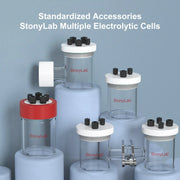 Side view and dimensional layout of the durable StonyLab Large Hole Electrode Knob