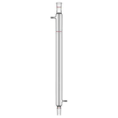 Borosilicate glass Liebig condenser with 200 mm 300 mm 400 mm and 500 mm jacket lengths for distillation and reflux laboratory setups StonyLab