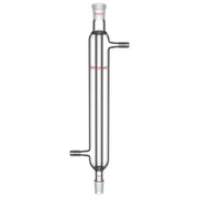 Borosilicate glass Liebig condenser with 200 mm 300 mm 400 mm and 500 mm jacket lengths for distillation and reflux laboratory setups StonyLab