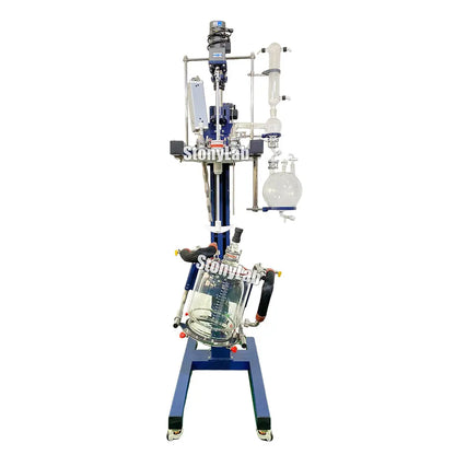 Lifting Rotary Single or Dual Jacketed Glass Reactor Systems, 20L Reactors - Glass