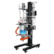 StonyLab 20L Jacketed Glass Reactor System with Lifting and Rotary Mixing Function heavy duty chemical processing configuration