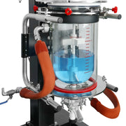 Comprehensive product view and setup components for StonyLab 20L Jacketed Glass Reactor System with Lifting and Rotary Mixing Function