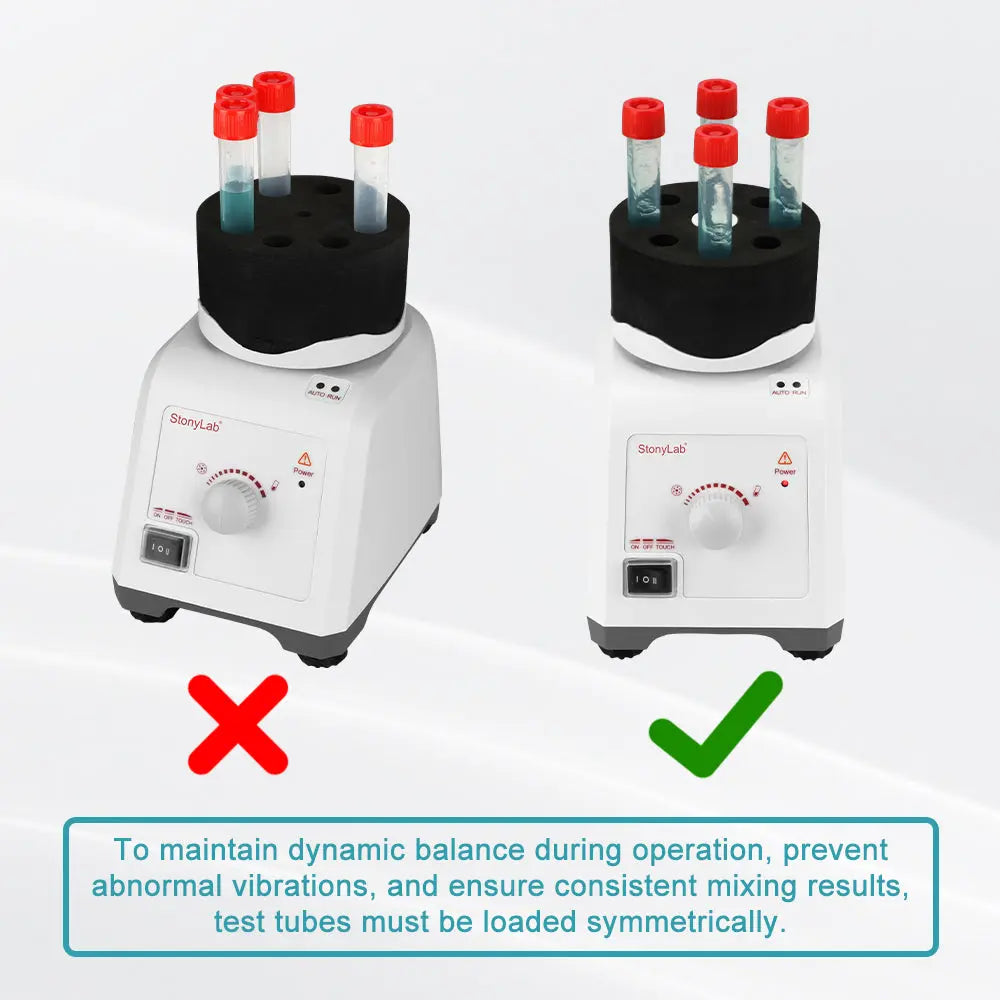 Comprehensive product view and setup components for StonyLab Light-Sensing Vortex Mixer