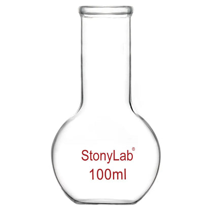 Long Neck Flat Bottom Flask, 100-2000 ml Flasks-Flat Bottom 100 ml