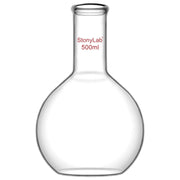 Comprehensive product view and setup components for StonyLab Long Neck Flat Bottom Flask