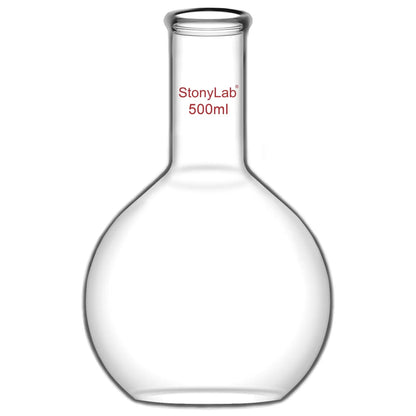 Long Neck Flat Bottom Flask, 100-2000 ml Flasks-Flat Bottom-1 Neck
