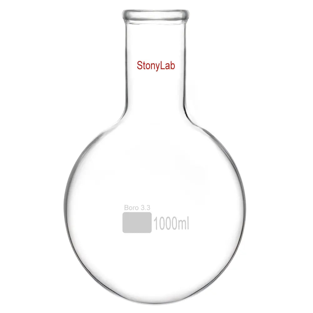 Long Neck Round Bottom Flask, 100-2000 ml Flasks-Round Bottom 1000 ml