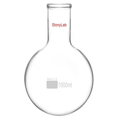 Long Neck Round Bottom Flask, 100-2000 ml Flasks-Round Bottom 1000 ml