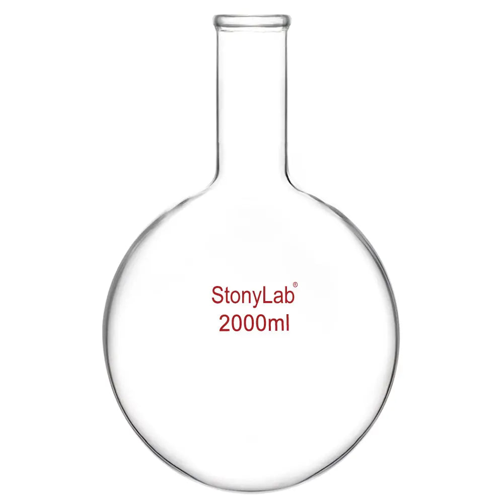 Long Neck Round Bottom Flask, 100-2000 ml Flasks-Round Bottom 2000 ml