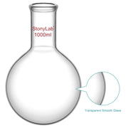 StonyLab Long Neck Round Bottom Flask heavy duty chemical processing configuration