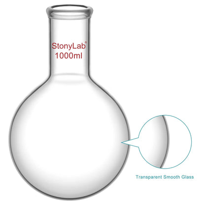 Long Neck Round Bottom Flask, 100-2000 ml Flasks-Round Bottom-1 Neck