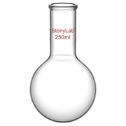 Comprehensive product view and setup components for StonyLab Long Neck Round Bottom Flask