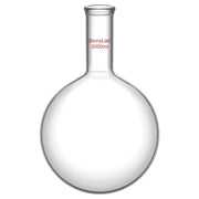 Comprehensive product view and setup components for StonyLab Long Neck Round Bottom Flask