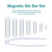 StonyLab Magnetic Stir Bar Set heavy duty chemical processing configuration