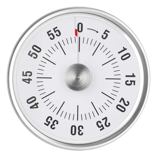 Mechanical Timer, 60-Minute Countdown Timer with Magnetic Backing