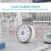 Mechanical Timer, 60-Minute Countdown Timer with Magnetic Backing