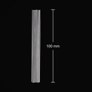 Laboratory melting point capillary tubes, 100 mm open-end clear glass tubes for sample loading and melting point analysis StonyLab