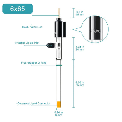 Mercury Sulfate Electrode Reference Electrode