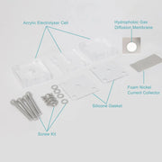Metal-Air Battery Testing Cell Kit, Zinc-Air Battery Test Fixture with Air Electrode Accessories for ORR/OER Electrochemical Research