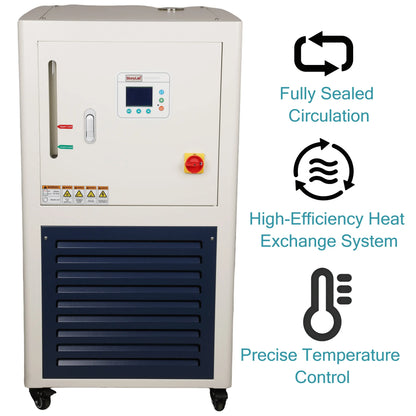 Metal Refrigerated Circulator, –30 °C to RT, Fully Sealed Cooling System Circulators
