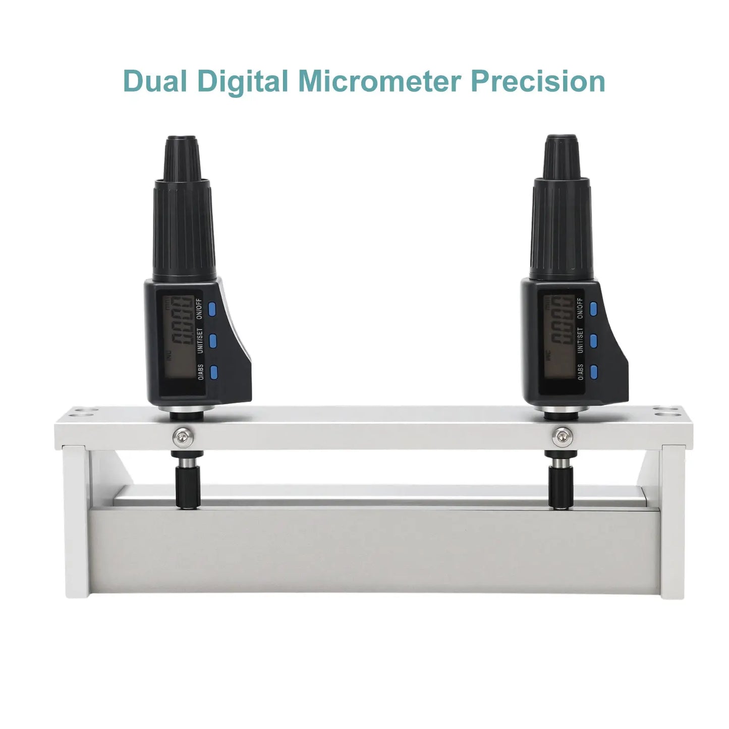 Micrometer Adjustable Film Applicator, Manual Coating Knife with Digital Micrometer Heads for Precision Thin Film Coating