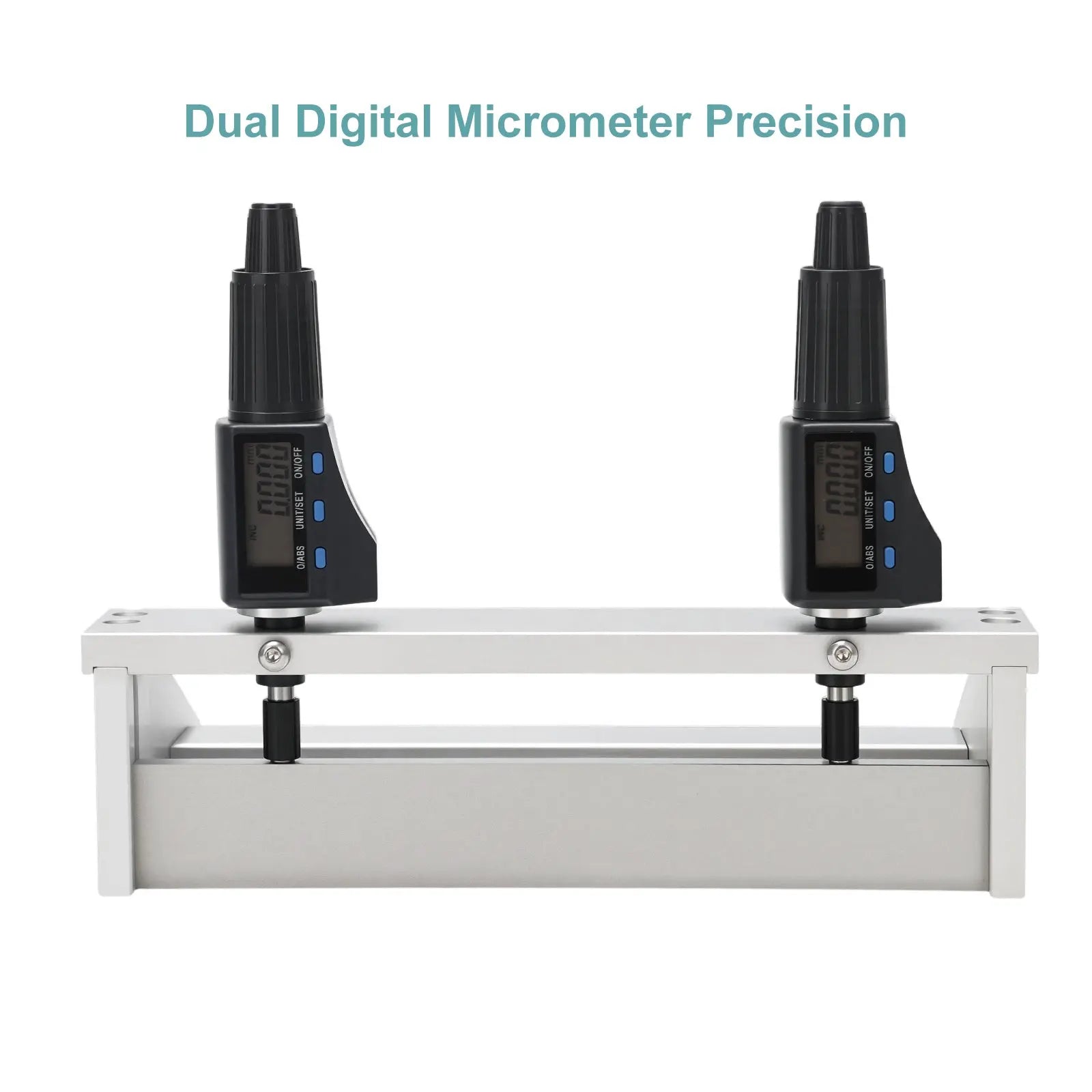 Micrometer Adjustable Film Applicator, Manual Coating Knife with Digital Micrometer Heads for Precision Thin Film Coating