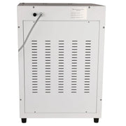 Side view and dimensional layout of the durable StonyLab Microwave Chemical Synthesizer with Magnetic Stirring and UV