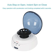 Alternative angle showing underlying build quality of StonyLab Mini Centrifuge