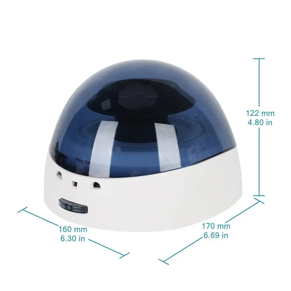 Close-up view showing the precise design and material of StonyLab Mini Centrifuge