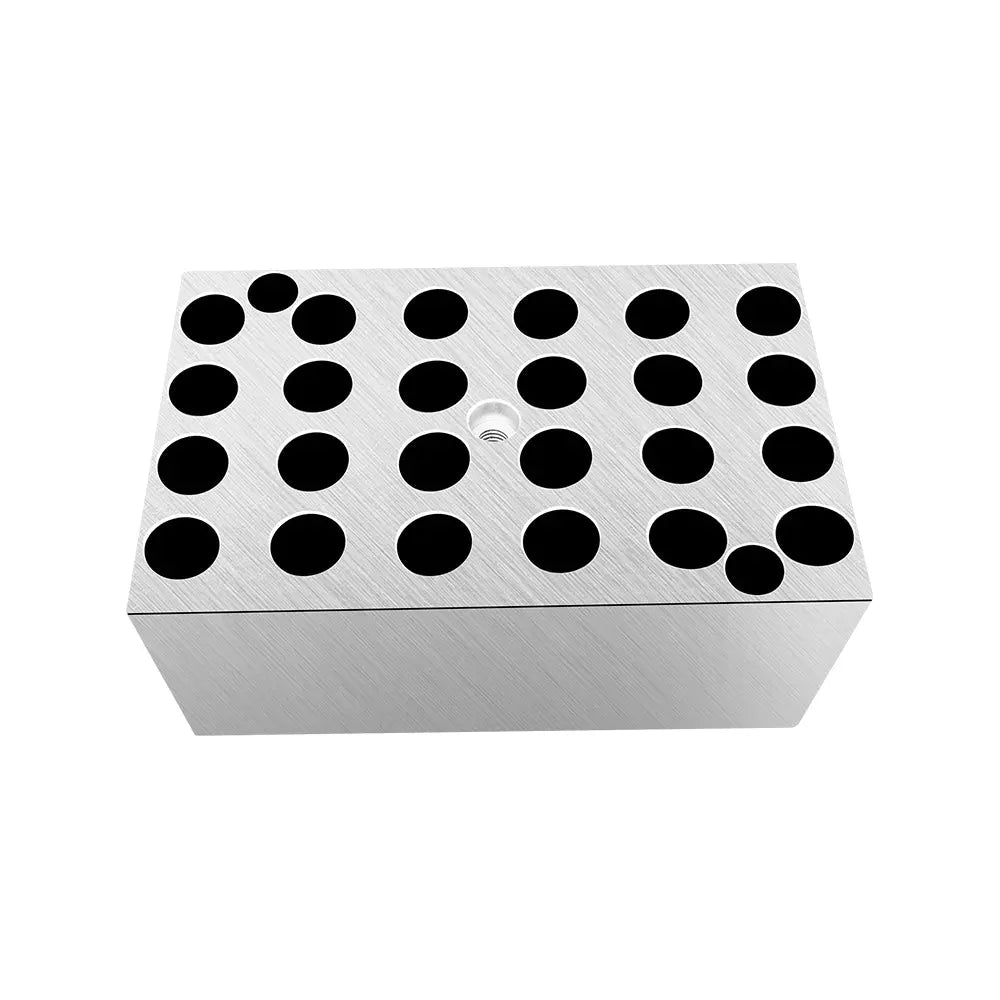 Mini Metal Bath Module Block for StonyLab Bath Incubator (B0B84VLSP7) Incubator M2-8mm-diameter-x-31mm-depth