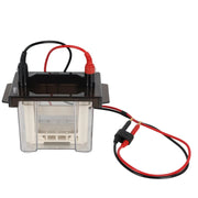 Side view and dimensional layout of the durable StonyLab Mini Vertical Electrophoresis Apparatus