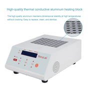 Internal heating chamber and shelving configuration of StonyLab Modular Thermostatic Metal Bath