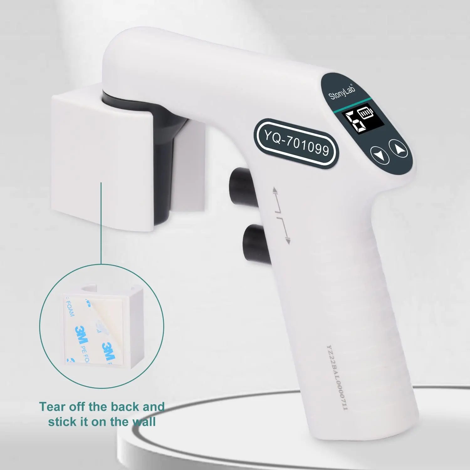 Alternative angle showing underlying build quality of StonyLab Digital Motorized Pipette Controller for 1-50 ml Pipettes