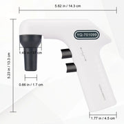 Side view and dimensional layout of the durable StonyLab Digital Motorized Pipette Controller for 1-50 ml Pipettes
