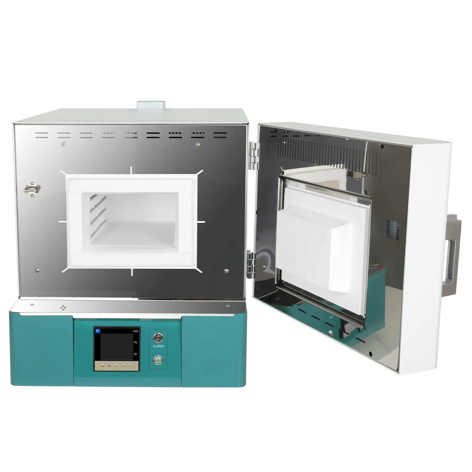 Control panel and digital status display setup of StonyLab Muffle Furnace