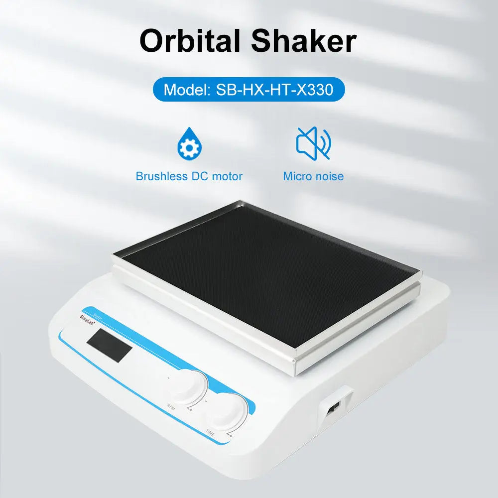 Multi-Functional Orbital shaker, 50-600 RPM Rotary Oscillation, 0-99h 59min Timer, Digital Multi-Segment Control Shaker