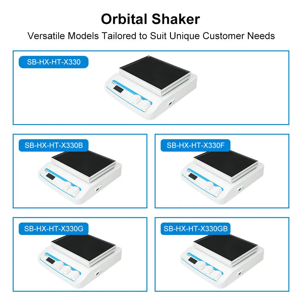 Multi-Functional Orbital shaker, 50-600 RPM Rotary Oscillation, 0-99h 59min Timer, Digital Multi-Segment Control Shaker