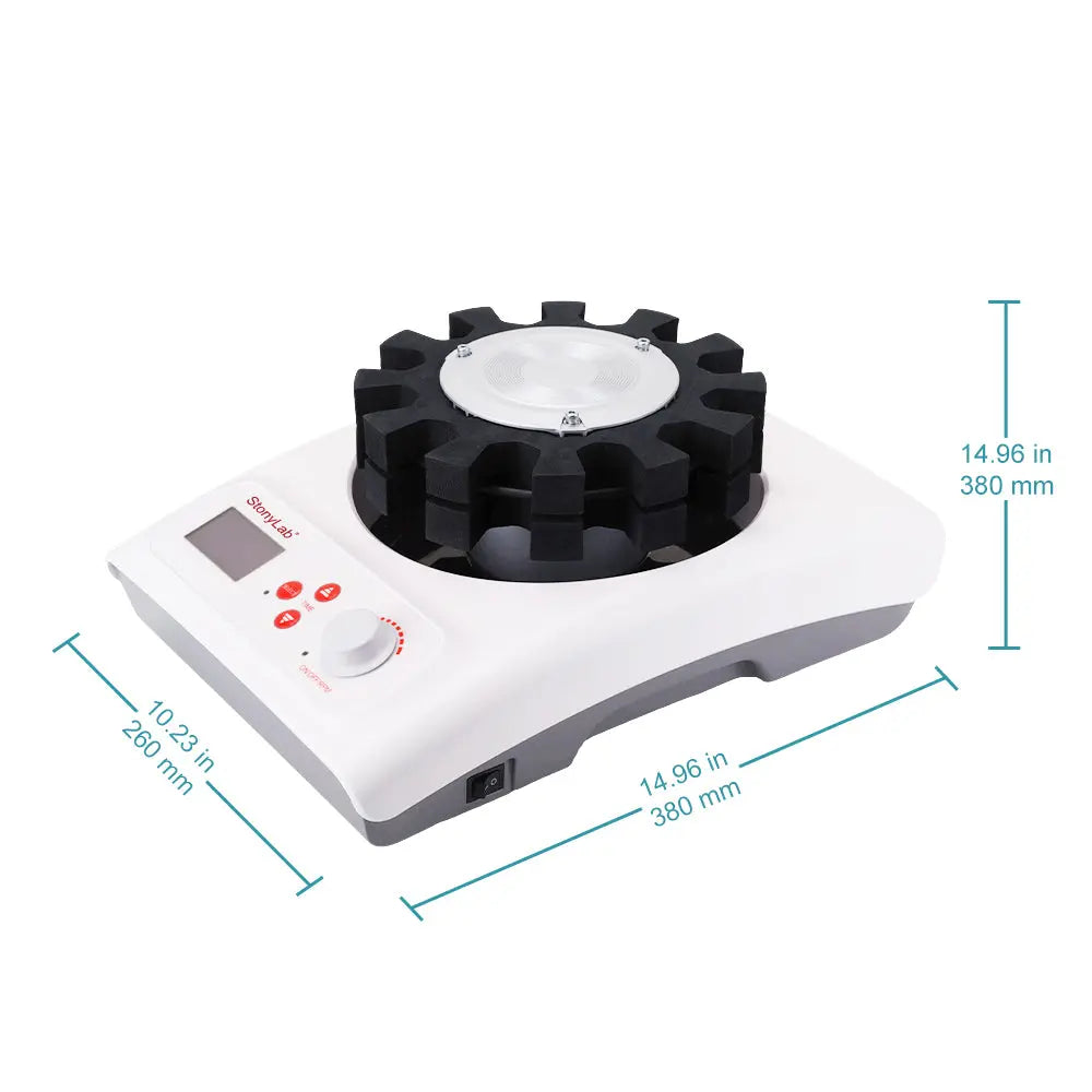 StonyLab MultiTube Vortex Mixer heavy duty chemical processing configuration