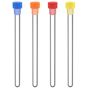 NMR tubes with caps 4.9 mm OD × 177 mm borosilicate glass sample tubes 100-pack for NMR spectroscopy StonyLab